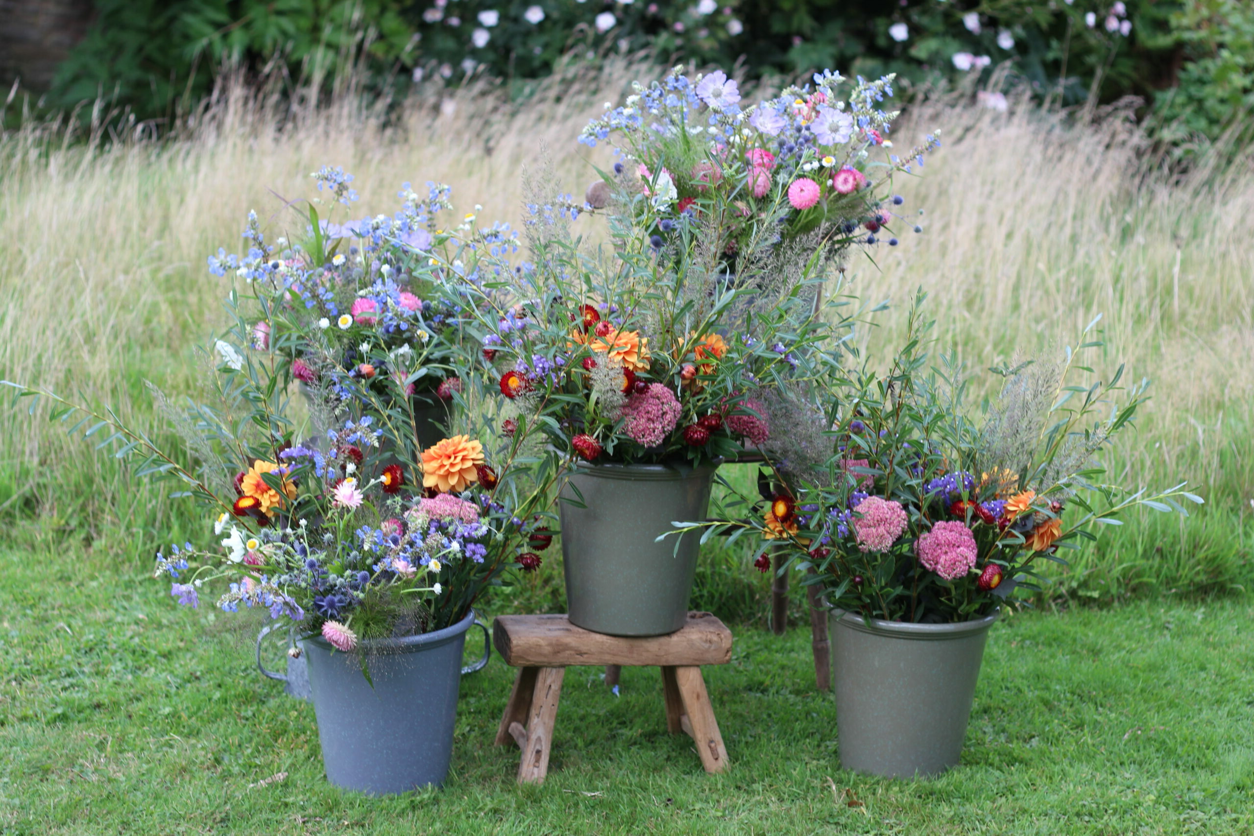 Mixed buckets of cut flowers for florists are what Michael Hardy of Ravenshill Flower Farm plans to focus on for the 2021 season.