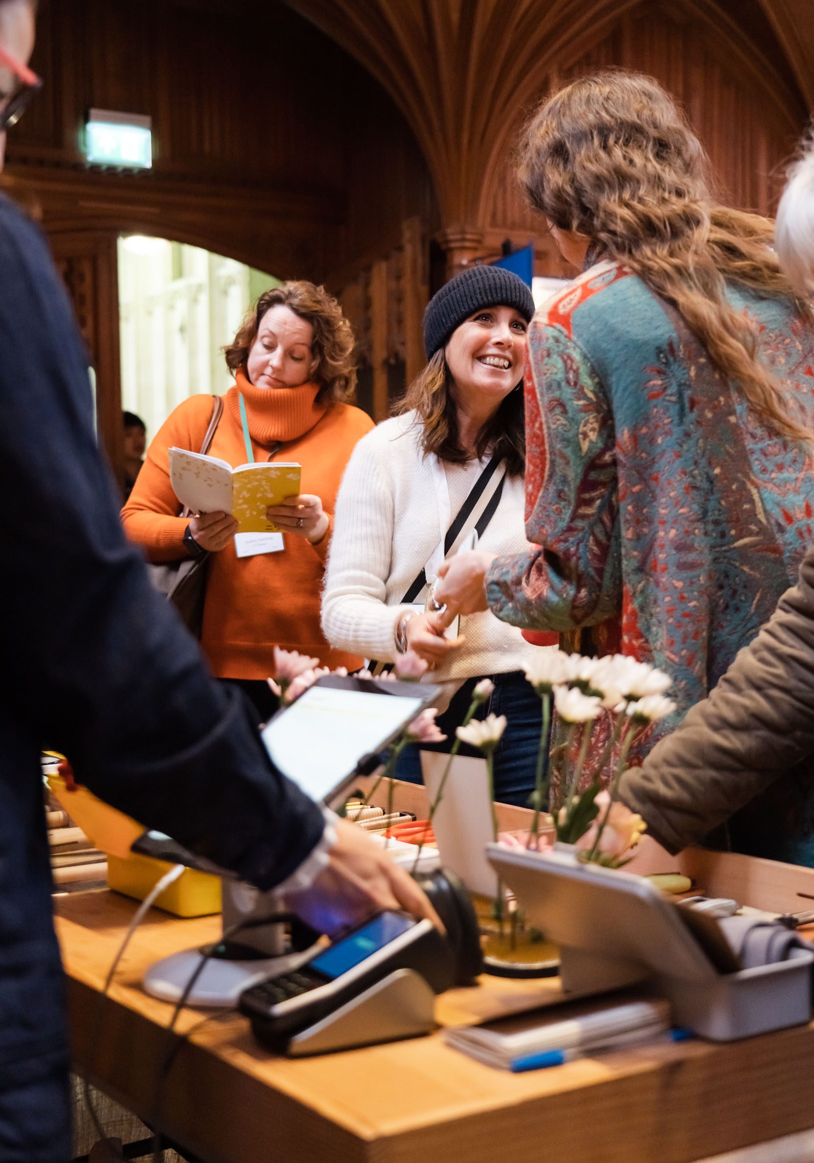 Flowers from the Farm members chat, shop and network at their Bristol flower farming Conference 2023.