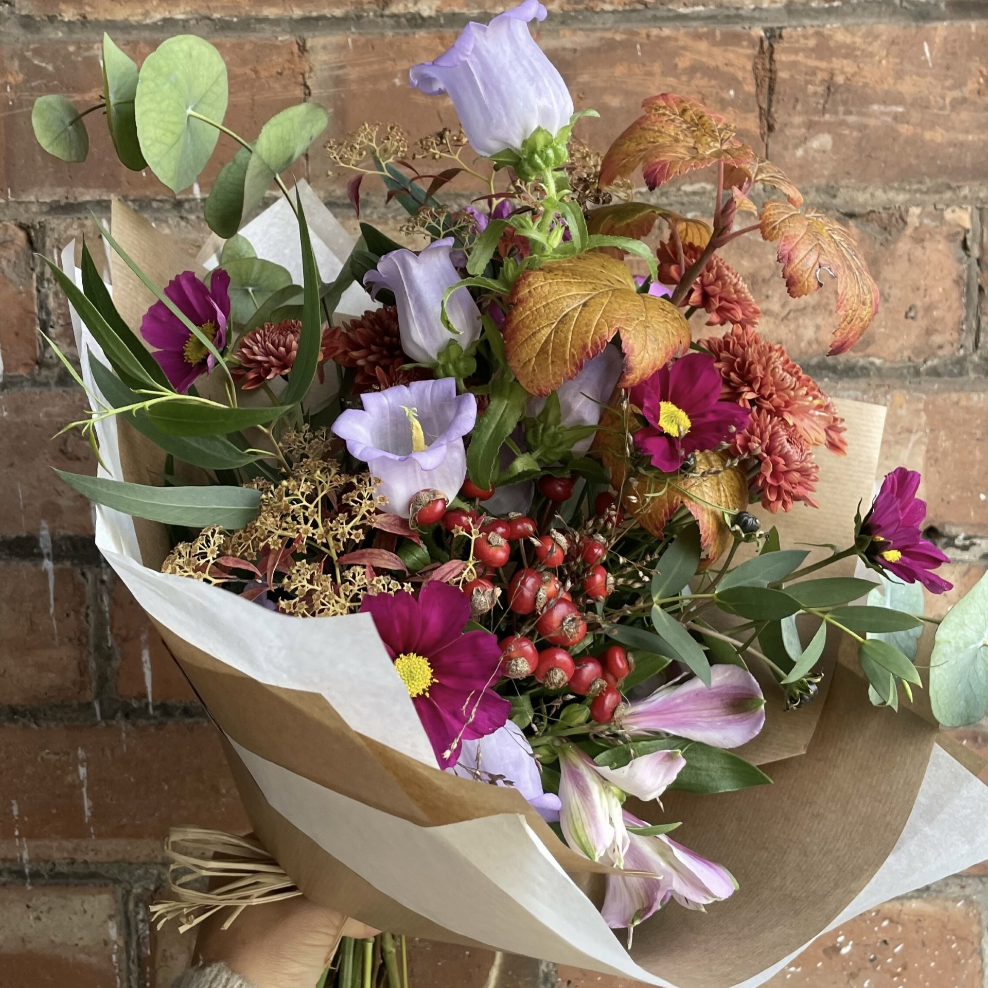 Autumn Hand-Tied Bouquet with Lois Golding